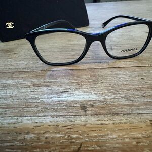 CHANEL Black  Women's Eyeglass Frames